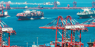 山东、辽宁港口一季度货物吞吐量、集装箱量双增长