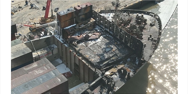 宁波舟山港集装箱货轮火警爆炸变乱调查汇报颁布！